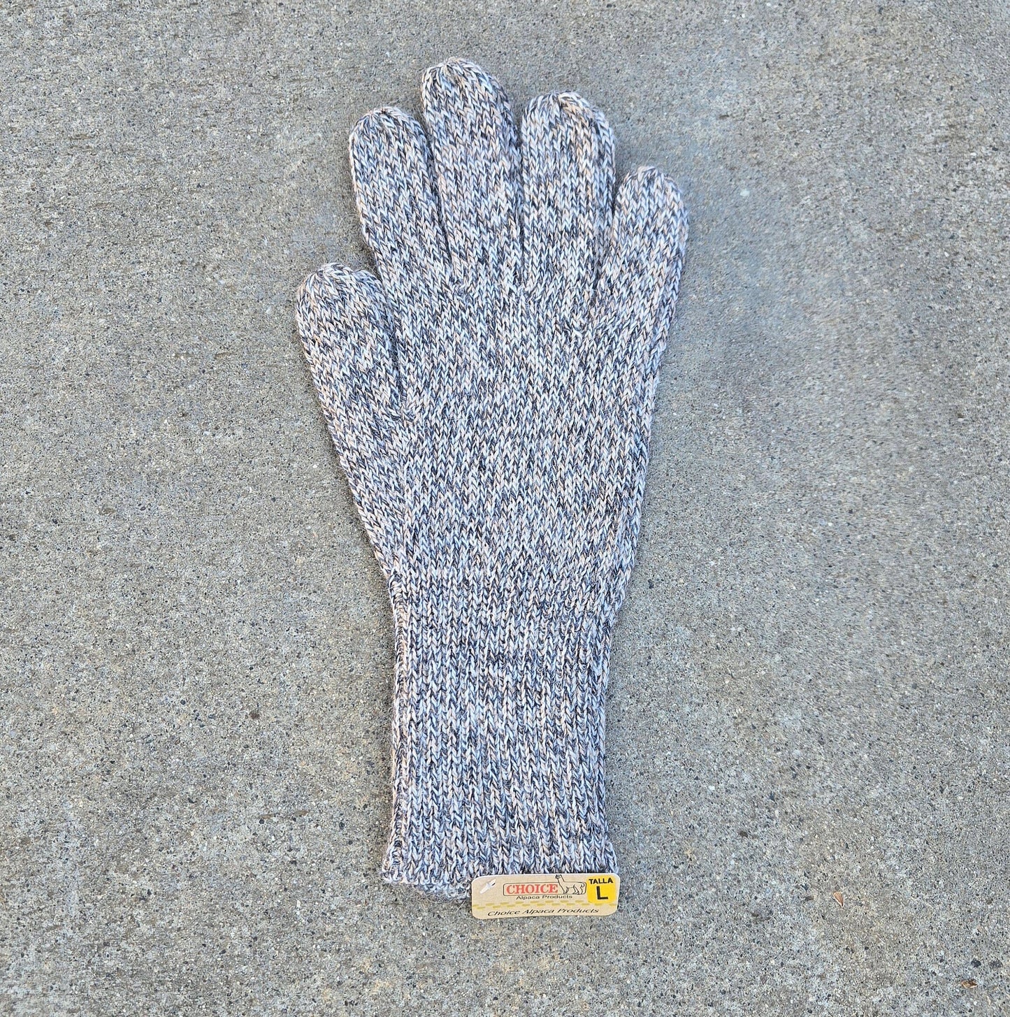 Colorful 100% Alpaca Full Fingered Knit Alpaca Gloves Purely Alpaca