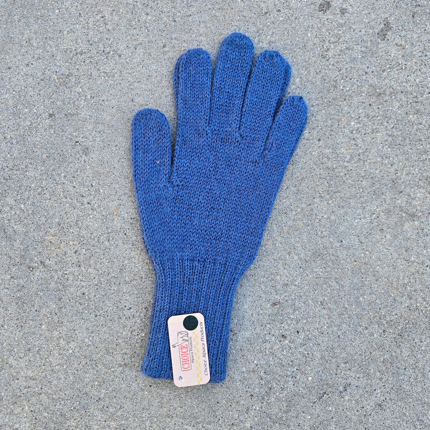 Colorful 100% Alpaca Full Fingered Knit Alpaca Gloves Purely Alpaca