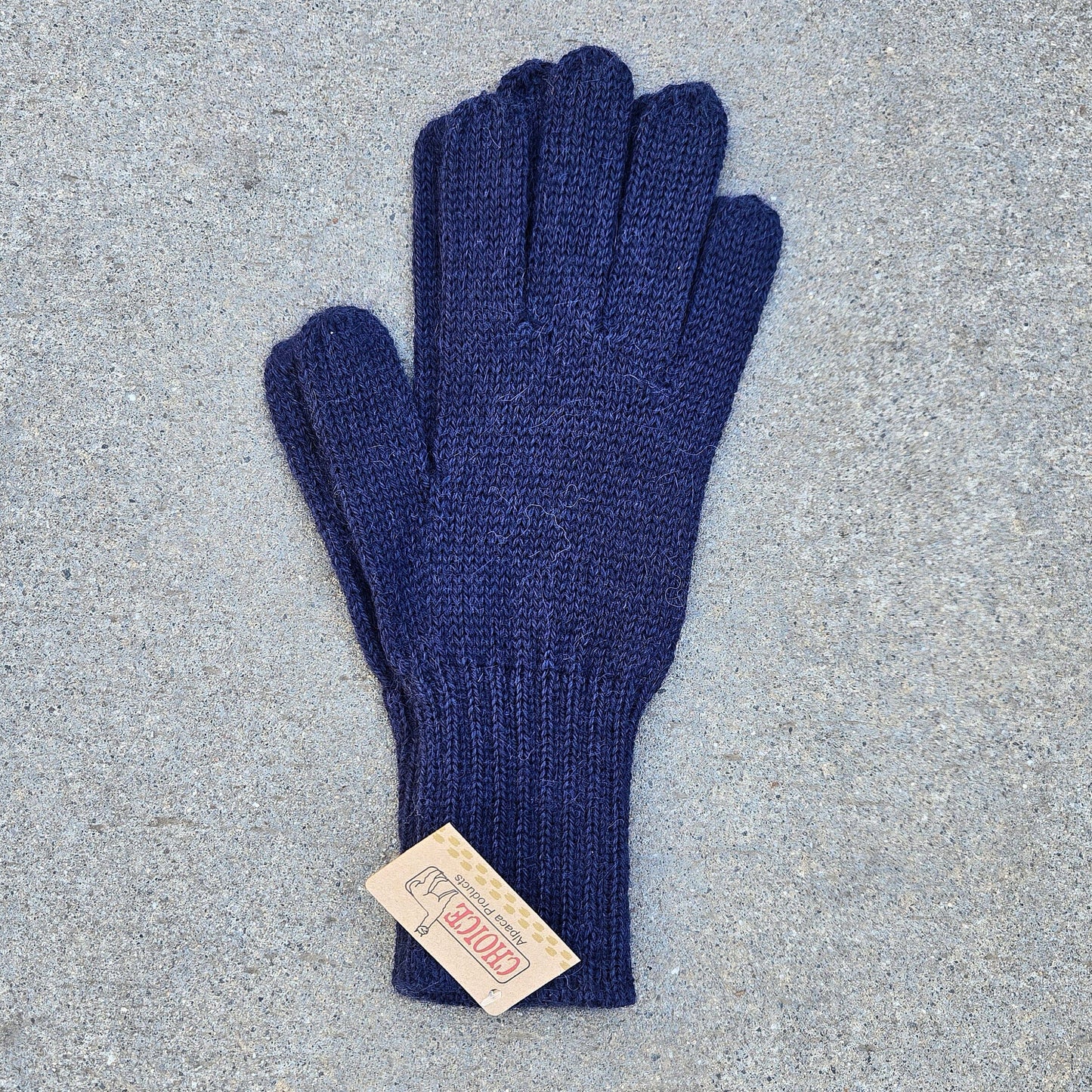 Colorful 100% Alpaca Full Fingered Knit Alpaca Gloves Purely Alpaca