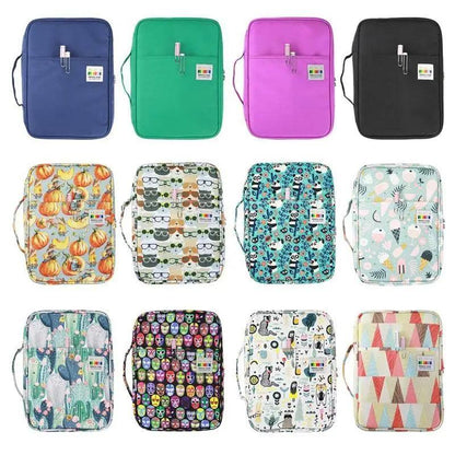 Colorful Large Capacity Pencil Bag Organizer Portable Multilayer Holder  Big Pencil Bag Stevvex
