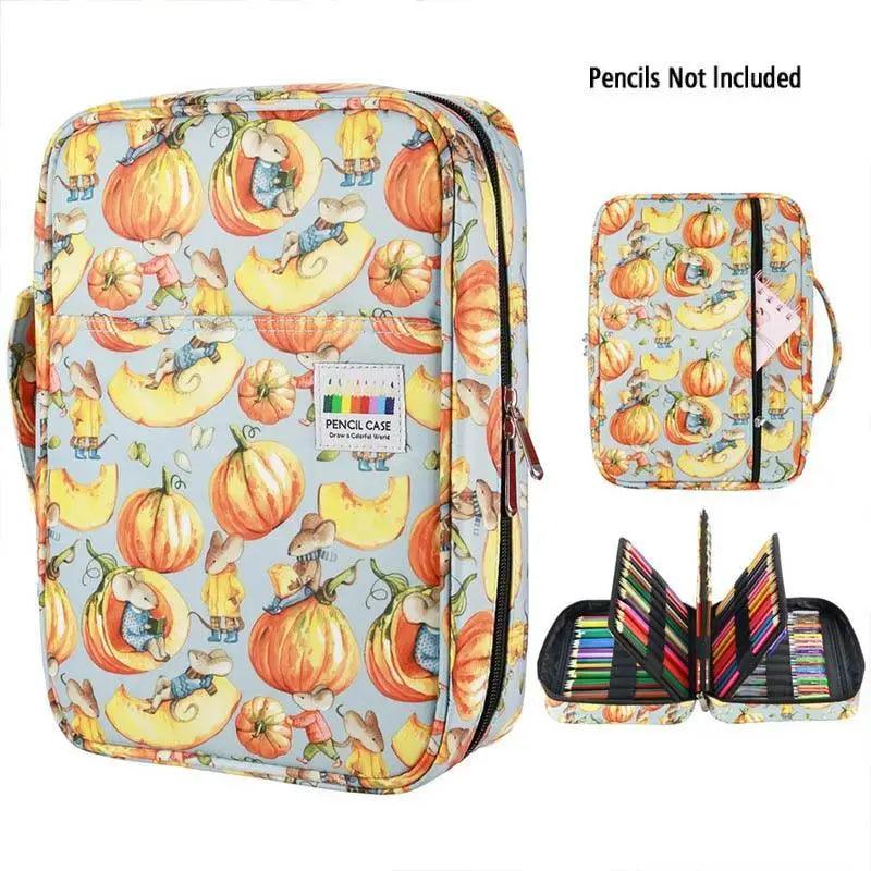 Colorful Large Capacity Pencil Bag Organizer Portable Multilayer Holder  Big Pencil Bag Stevvex
