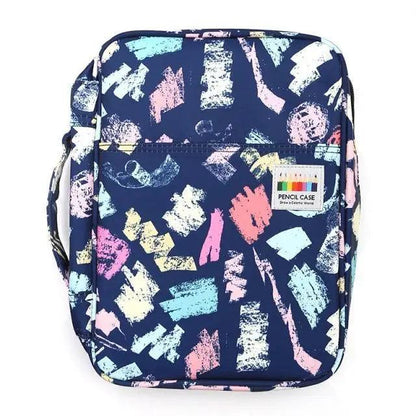 Colorful Large Capacity Pencil Bag Organizer Portable Multilayer Holder  Big Pencil Bag Stevvex