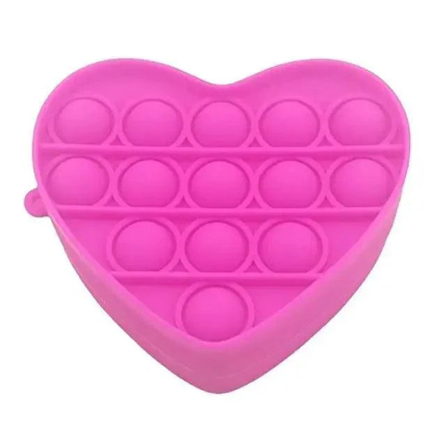 Colorful Stress Relief Squeeze Anti Stress Pop It Soft Pencil Case For Students Rainbow Color School Case Stevvex