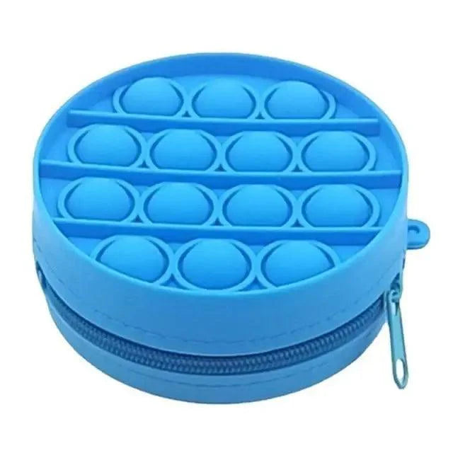 Colorful Stress Relief Squeeze Anti Stress Pop It Soft Pencil Case For Students Rainbow Color School Case Stevvex