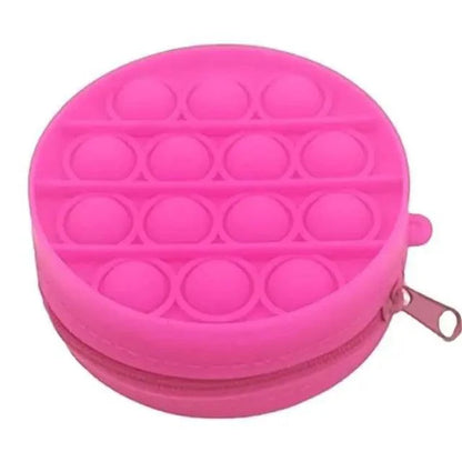Colorful Stress Relief Squeeze Anti Stress Pop It Soft Pencil Case For Students Rainbow Color School Case Stevvex