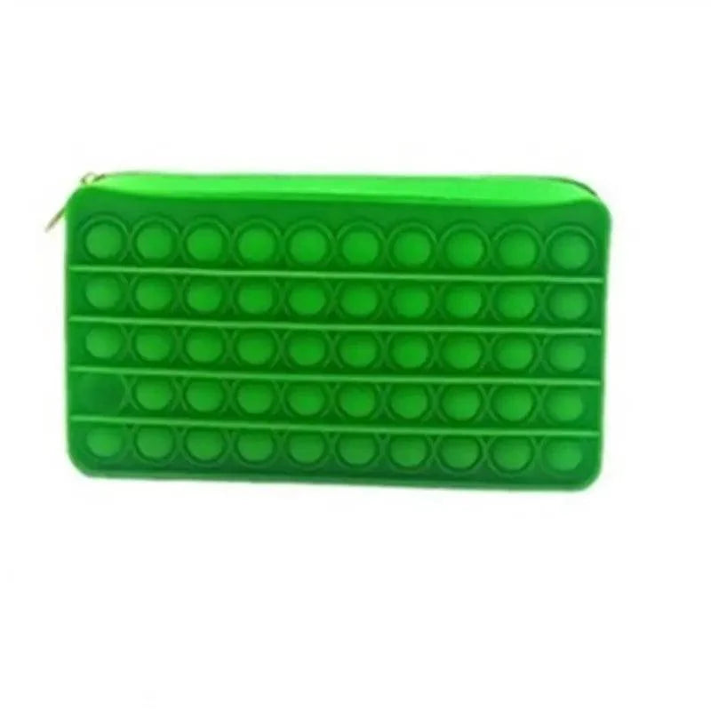 Colorful Stress Relief Squeeze Anti Stress Pop It Soft Pencil Case For Students Rainbow Color School Case Stevvex