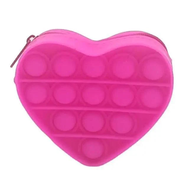 Colorful Stress Relief Squeeze Anti Stress Pop It Soft Pencil Case For Students Rainbow Color School Case Stevvex