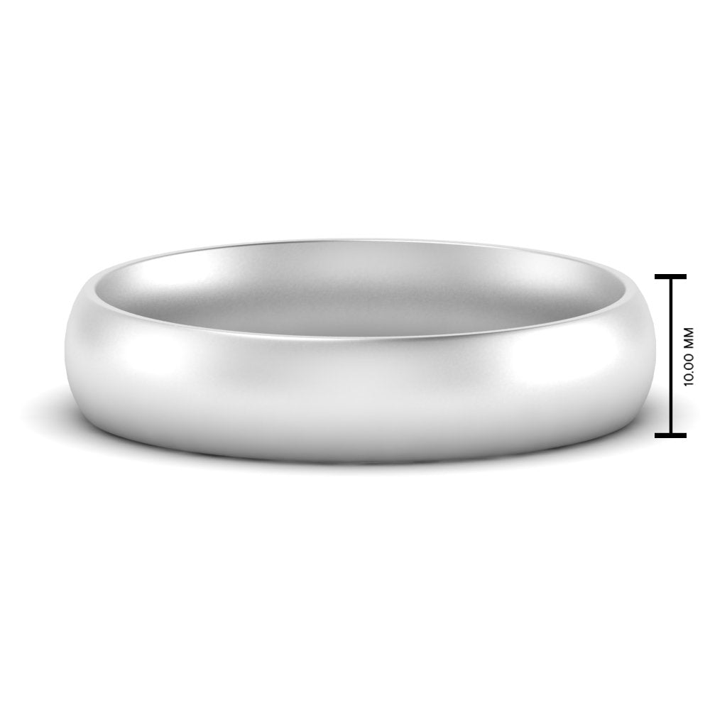 Comfort Fit Mens Wedding Band Fascinating Diamonds