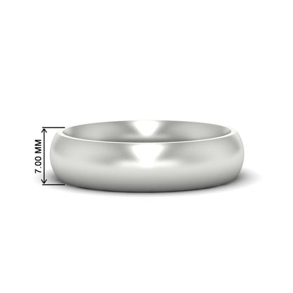 Minimalist Mens Wedding Band Fascinating Diamonds