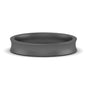 Comfort Fit Concave Mens Band Fascinating Diamonds