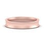 Comfort Fit Concave Mens Band Fascinating Diamonds