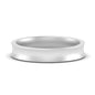 Comfort Fit Concave Mens Band Fascinating Diamonds