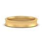 Comfort Fit Concave Mens Band Fascinating Diamonds