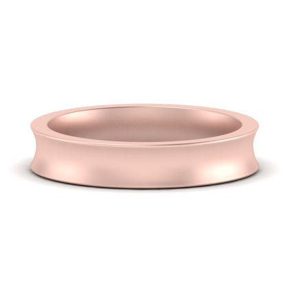 Comfort Fit Concave Mens Band Fascinating Diamonds