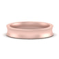 Comfort Fit Concave Mens Band Fascinating Diamonds