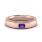 Comfort Fit Mens Milgrain Outline Ring Fascinating Diamonds