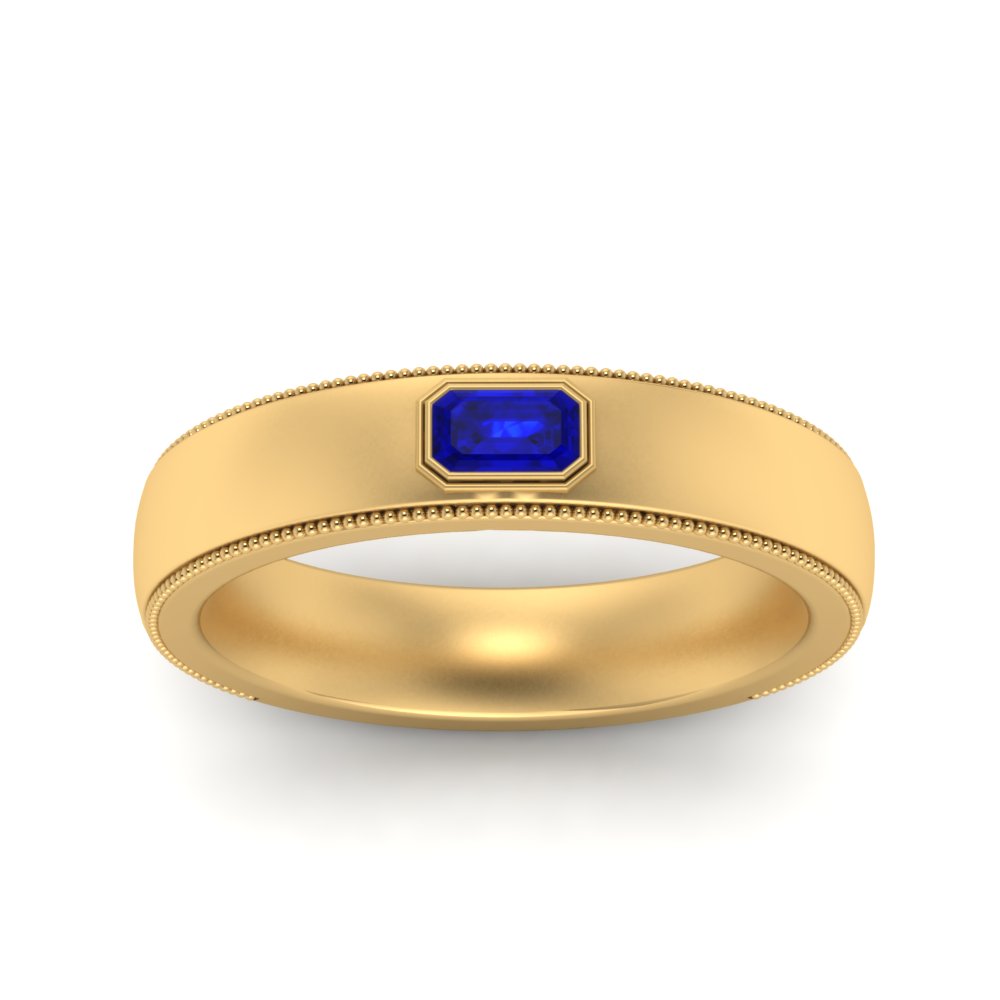 Comfort Fit Mens Milgrain Outline Ring Fascinating Diamonds