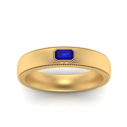 Comfort Fit Mens Milgrain Outline Ring Fascinating Diamonds