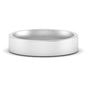 Comfort Fit Flat 4 mm Mens Wedding Band Fascinating Diamonds