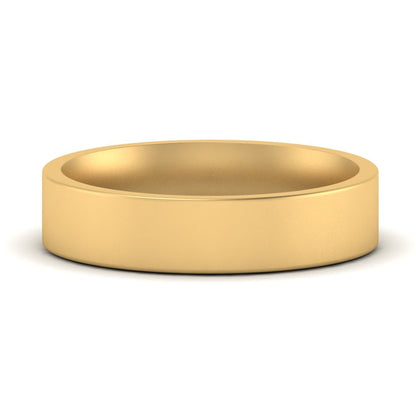 Comfort Fit Flat 4 mm Mens Wedding Band Fascinating Diamonds