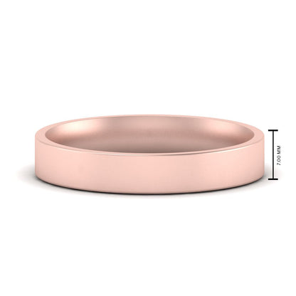Comfort Fit Flat 4 mm Mens Wedding Band Fascinating Diamonds