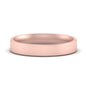 Comfort Fit Flat 4 mm Mens Wedding Band Fascinating Diamonds