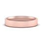 Comfort Fit Flat 4 mm Mens Wedding Band Fascinating Diamonds