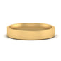 Comfort Fit Flat 4 mm Mens Wedding Band Fascinating Diamonds