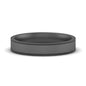 Stepped Edge Comfort Fit Flat Mens Band Fascinating Diamonds