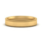 Stepped Edge Comfort Fit Flat Mens Band Fascinating Diamonds