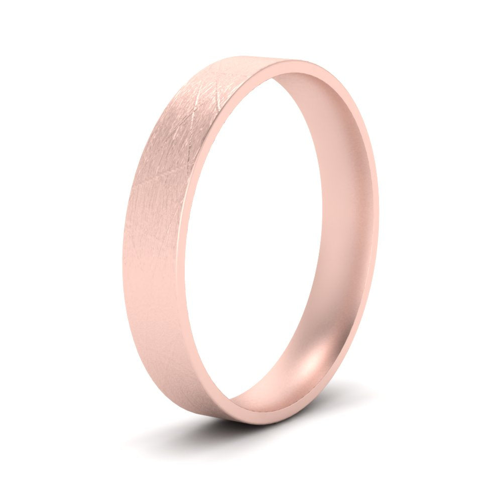 Ice Textured Mens 5mm Comfort Fit Wedding Band Fascinating Diamonds