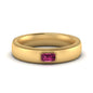 Comfort Fit Mens Milgrain Outline Ring Fascinating Diamonds