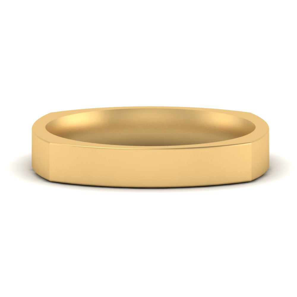 Square Comfort Fit Mens Wedding Band Fascinating Diamonds