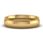 Comfort Fit Wedding Band Milgrain Edge Fascinating Diamonds