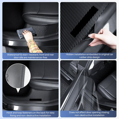 Complete Interior Door Sill Protection Kit for Model Y Juniper | TESERY Tesery Official Store