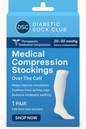 Women's Over The Calf Compression Stocking Socks (1 Pair) DSC