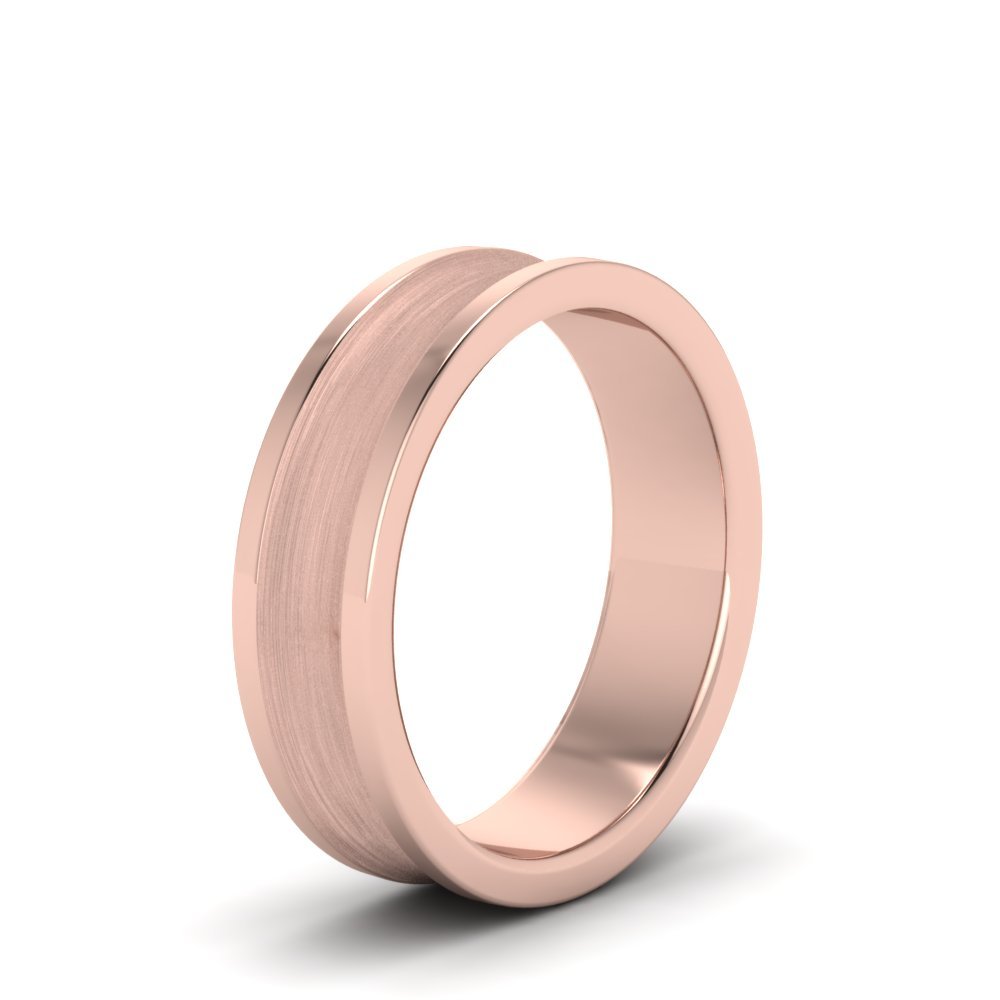 Concave Mens Wedding Ring Fascinating Diamonds