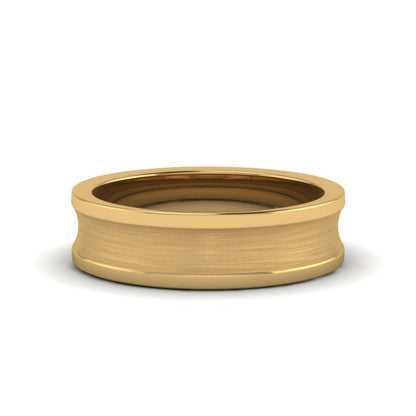 Concave Mens Wedding Ring Fascinating Diamonds