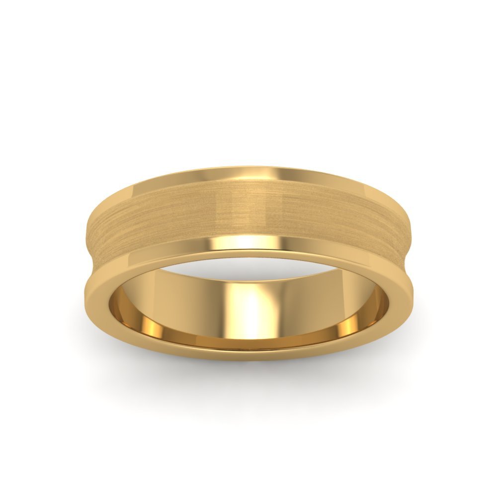 Concave Mens Wedding Ring Fascinating Diamonds