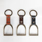 Conroy - Horse Stirrup Keychain in Deep Brown Urban-Equestrian