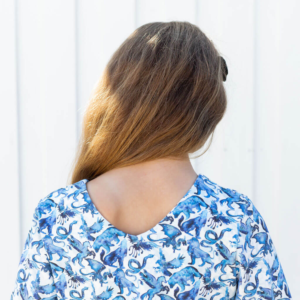 "Star Stories" Constellations Long Sleeve Dress with Patch Pockets Princess Awesome & Boy Wonder