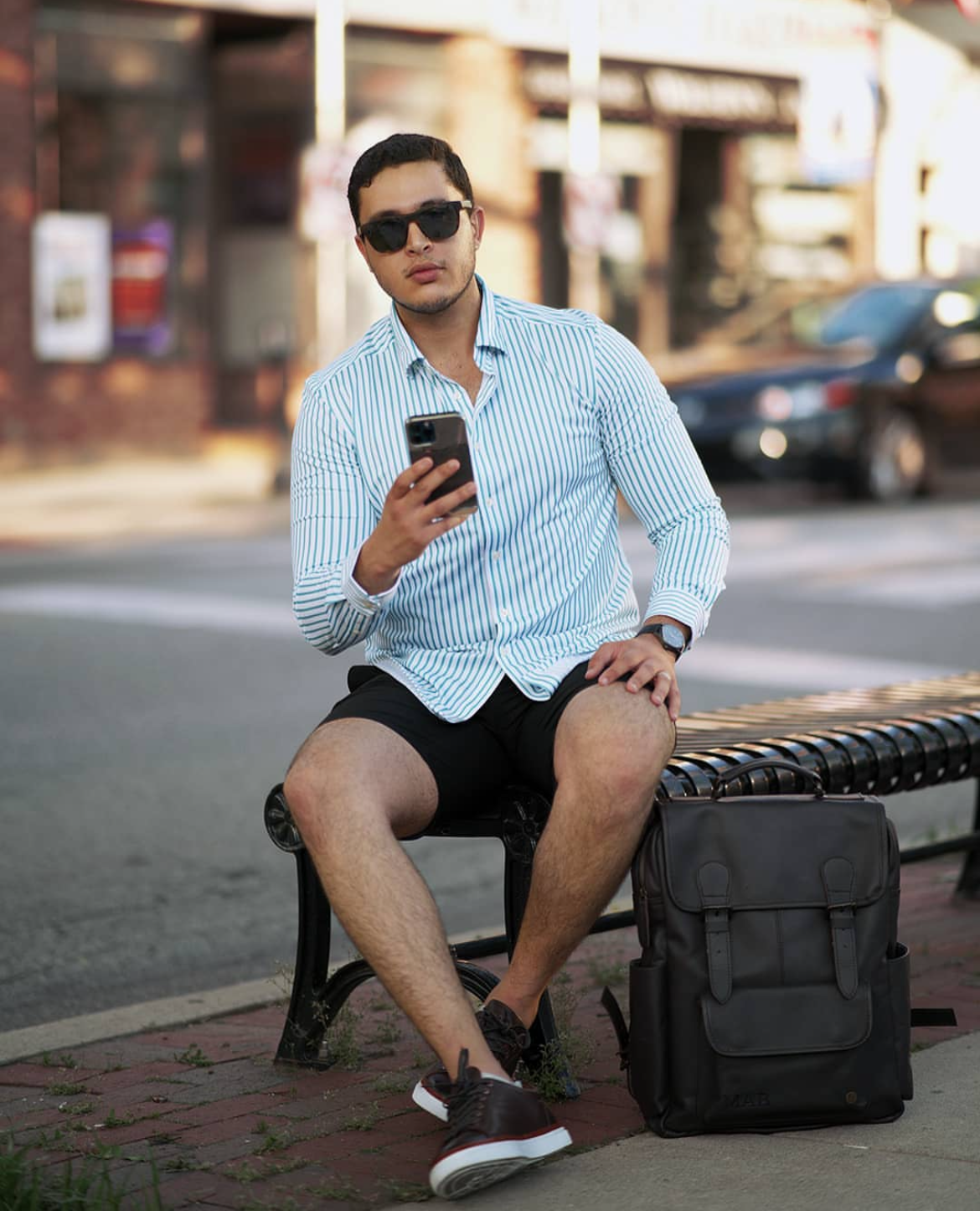 Corsica Stripe Long Sleeve Tech Shirt Buki