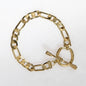 Cortina - Cuban Chain Horseshoe Bracelet in Gold Urban-Equestrian
