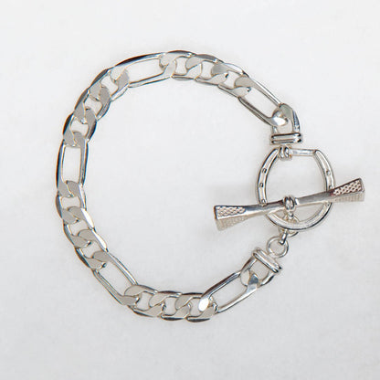 Cortina - Cuban Chain Horseshoe Necklace in Silver Urban-Equestrian