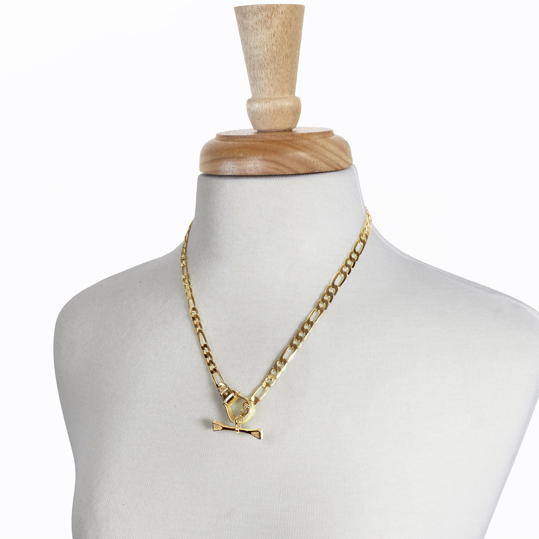 Cortina - Cuban Chain Western Necklace in Gold Urban-Equestrian