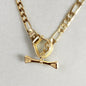 Cortina - Cuban Chain Western Necklace in Gold Urban-Equestrian
