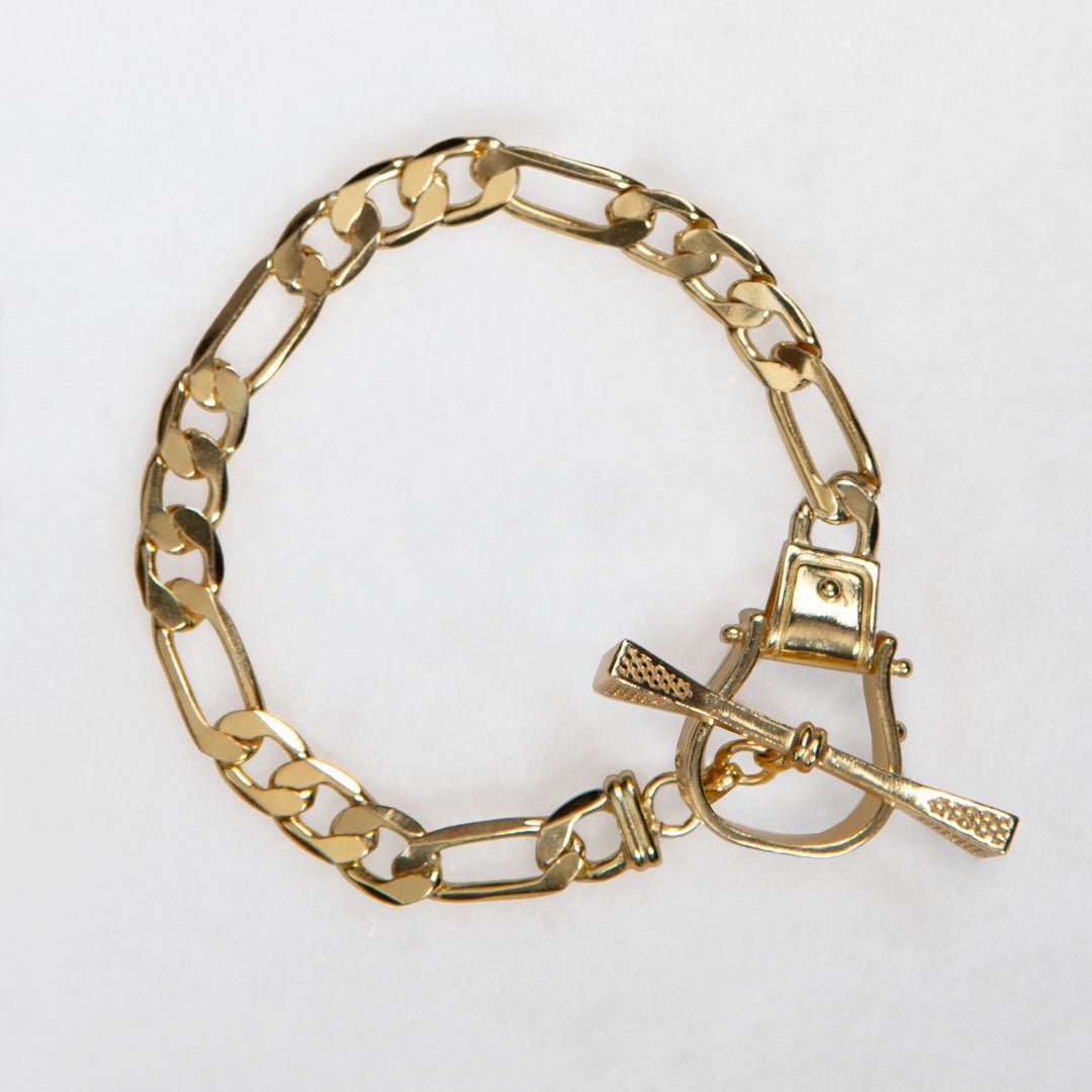 Cortina - Cuban Chain Western Necklace in Gold Urban-Equestrian
