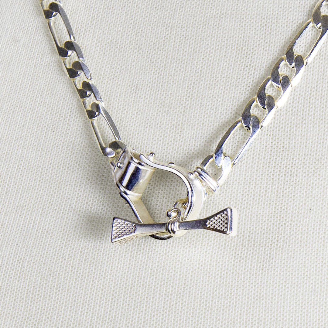 Cortina - Cuban Chain Western Necklace in Silver Urban-Equestrian