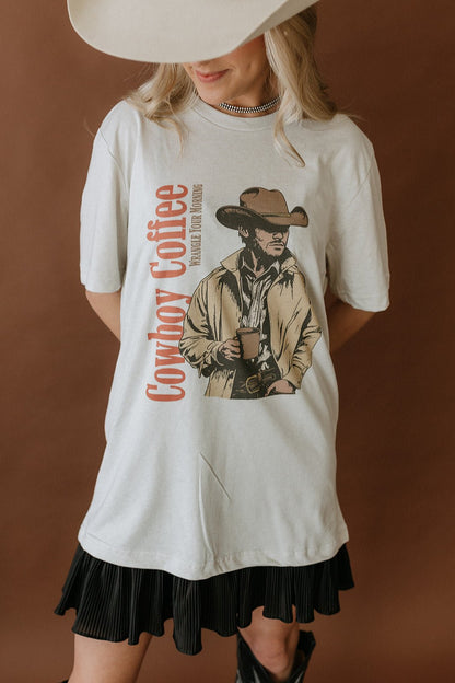 Cowboy Coffee Graphic Tee Wild Junkie