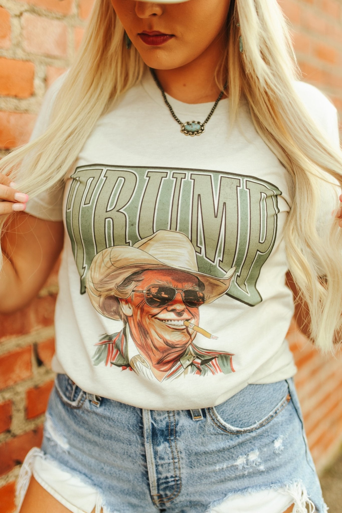 Cowboy Trump Graphic Tee Wild Junkie